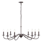 Lustre LED en fer à 6 lumières, 34,75 $, par JONATHAN Y