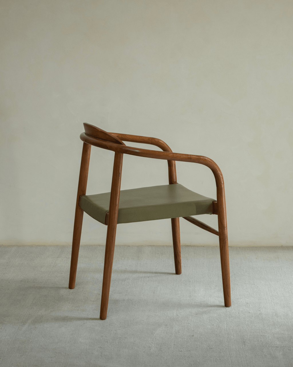 Fauteuil en cuir Crescent