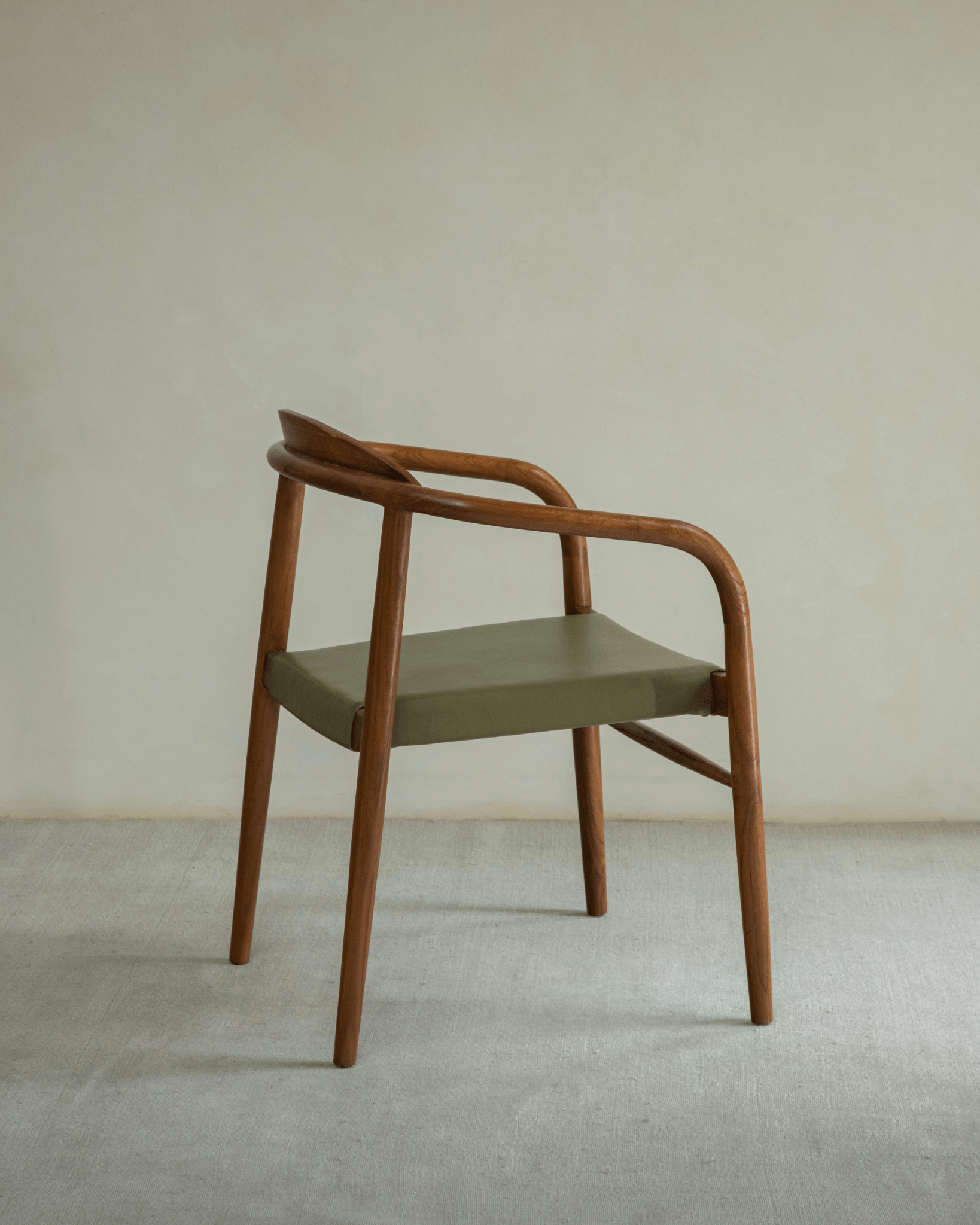 Fauteuil en cuir Crescent