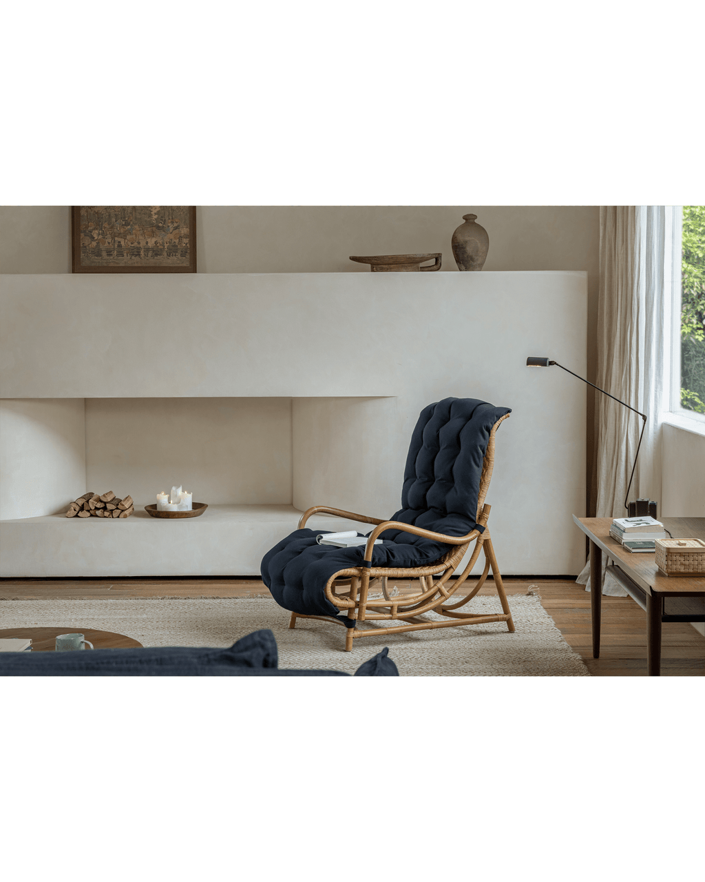 Fauteuil lounge en rotin Nalgae