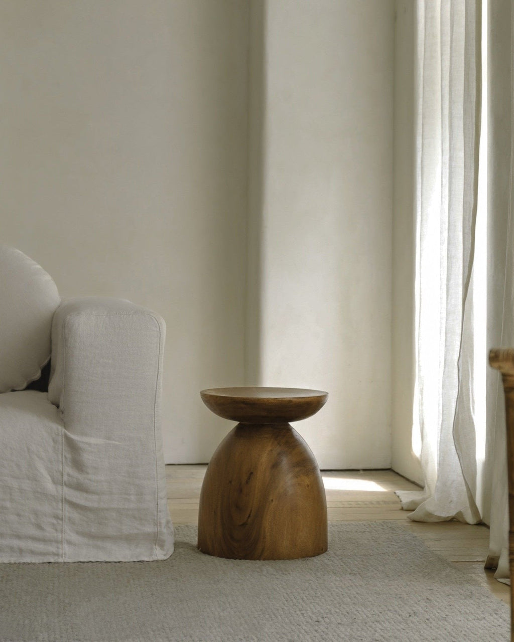 Table en verre de sable
