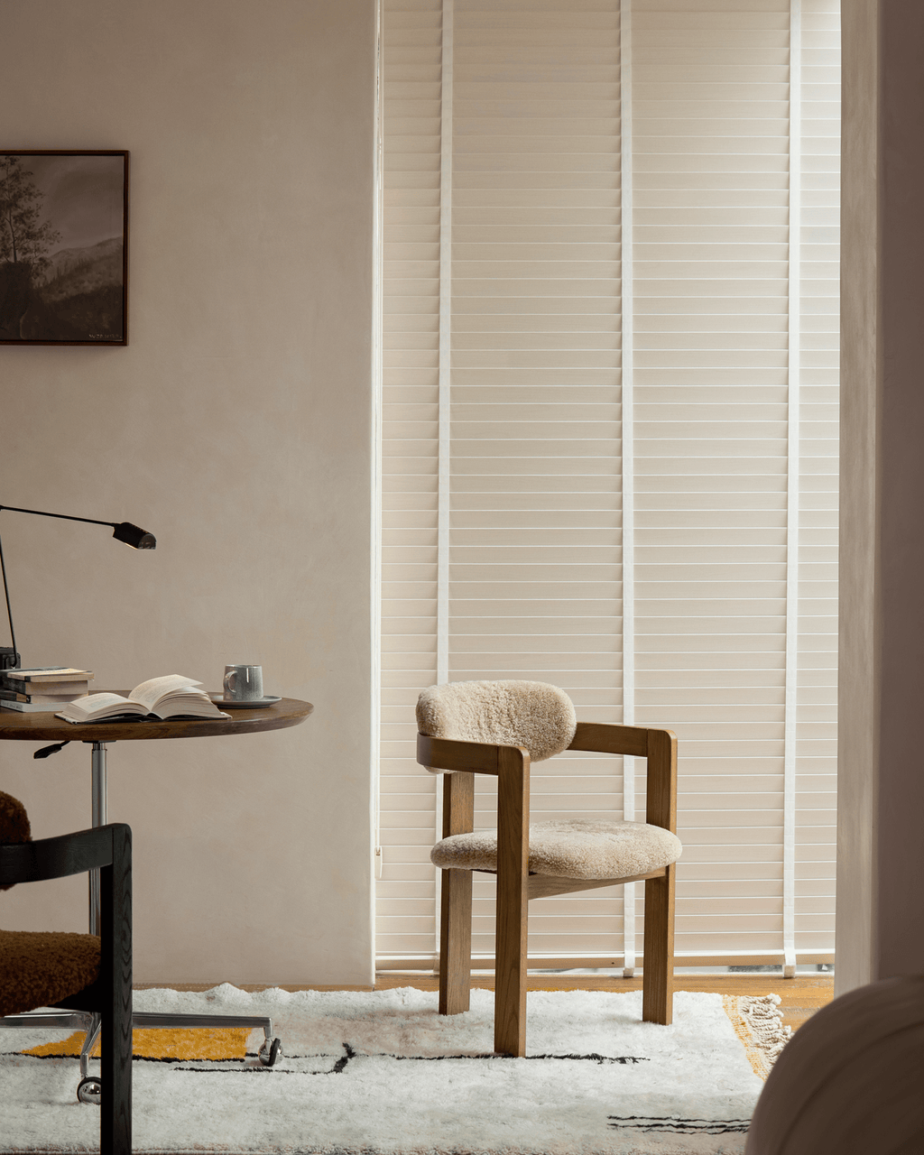 Fauteuil en peau de mouton retournée de Pampelune