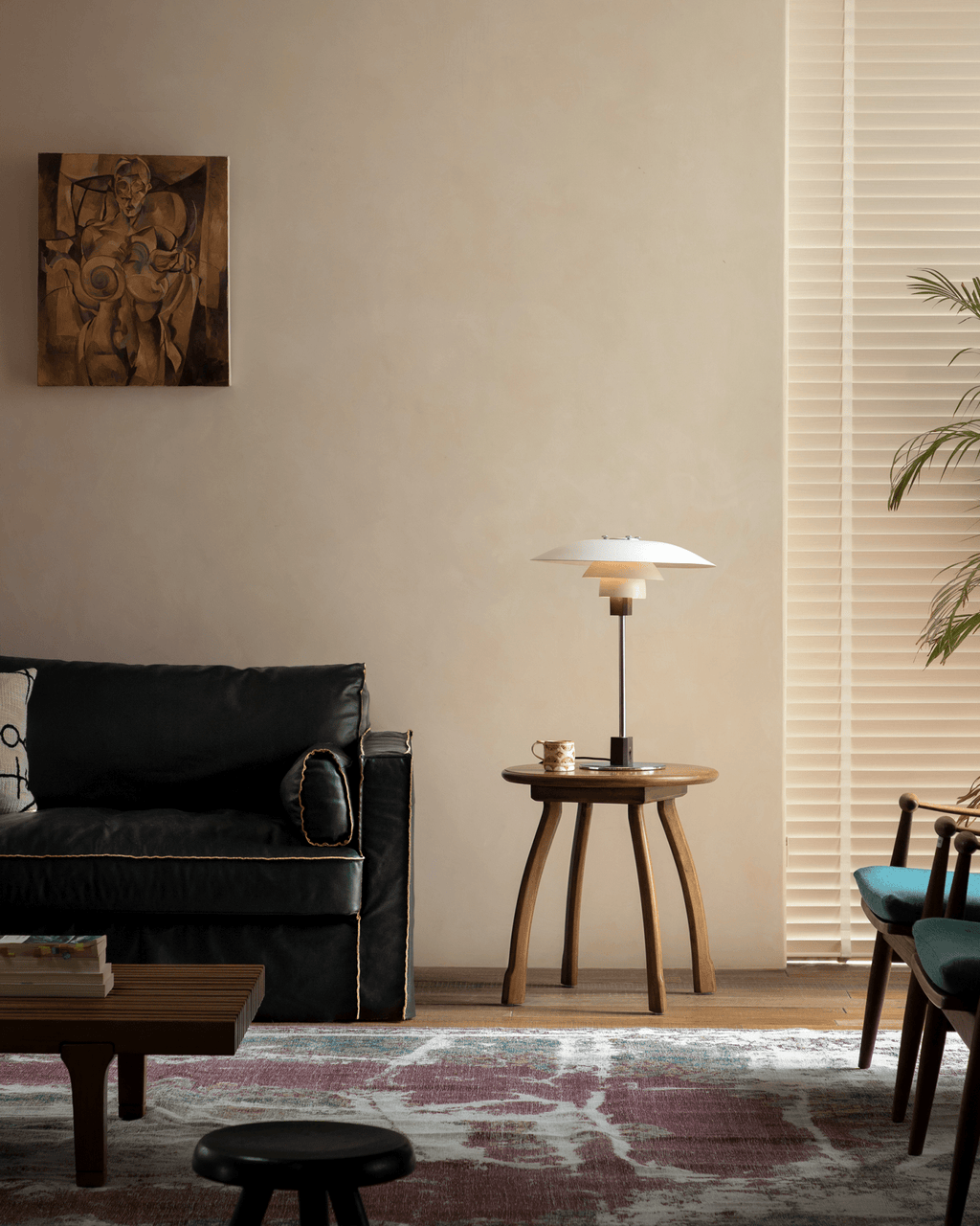 Table d'appoint ronde Ele