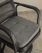 Chaise pivotante en rotin Gakusha