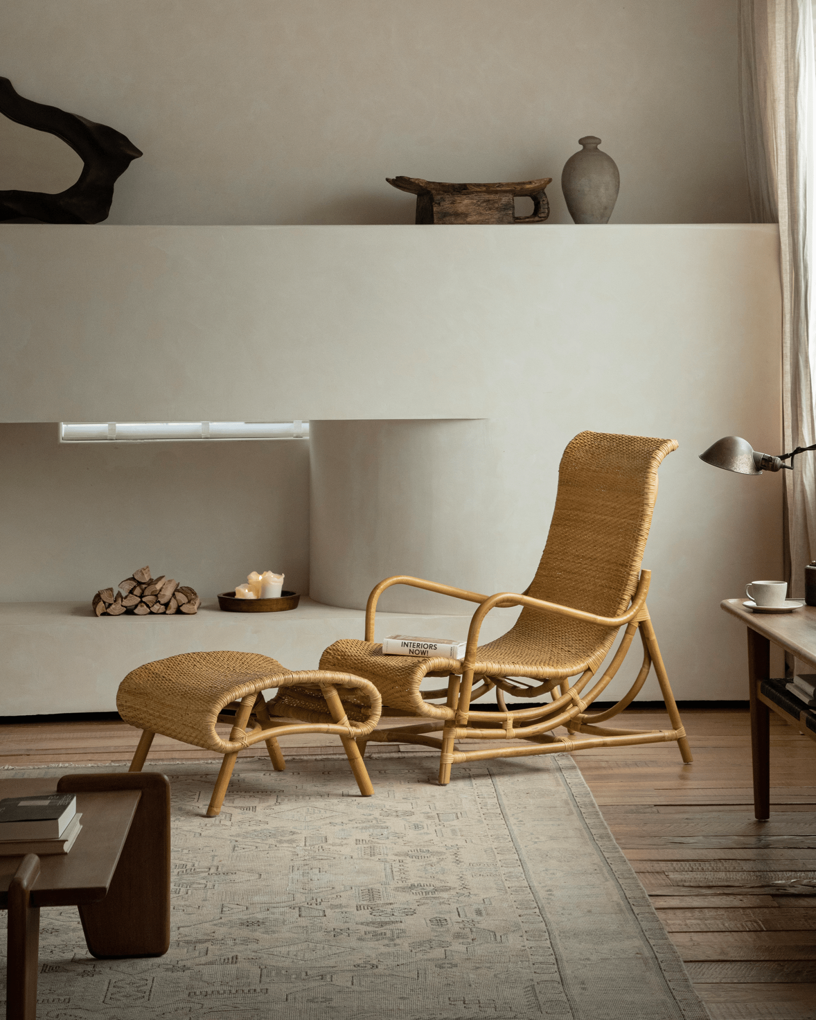 Fauteuil lounge en rotin Nalgae