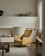 Fauteuil lounge en rotin Sled