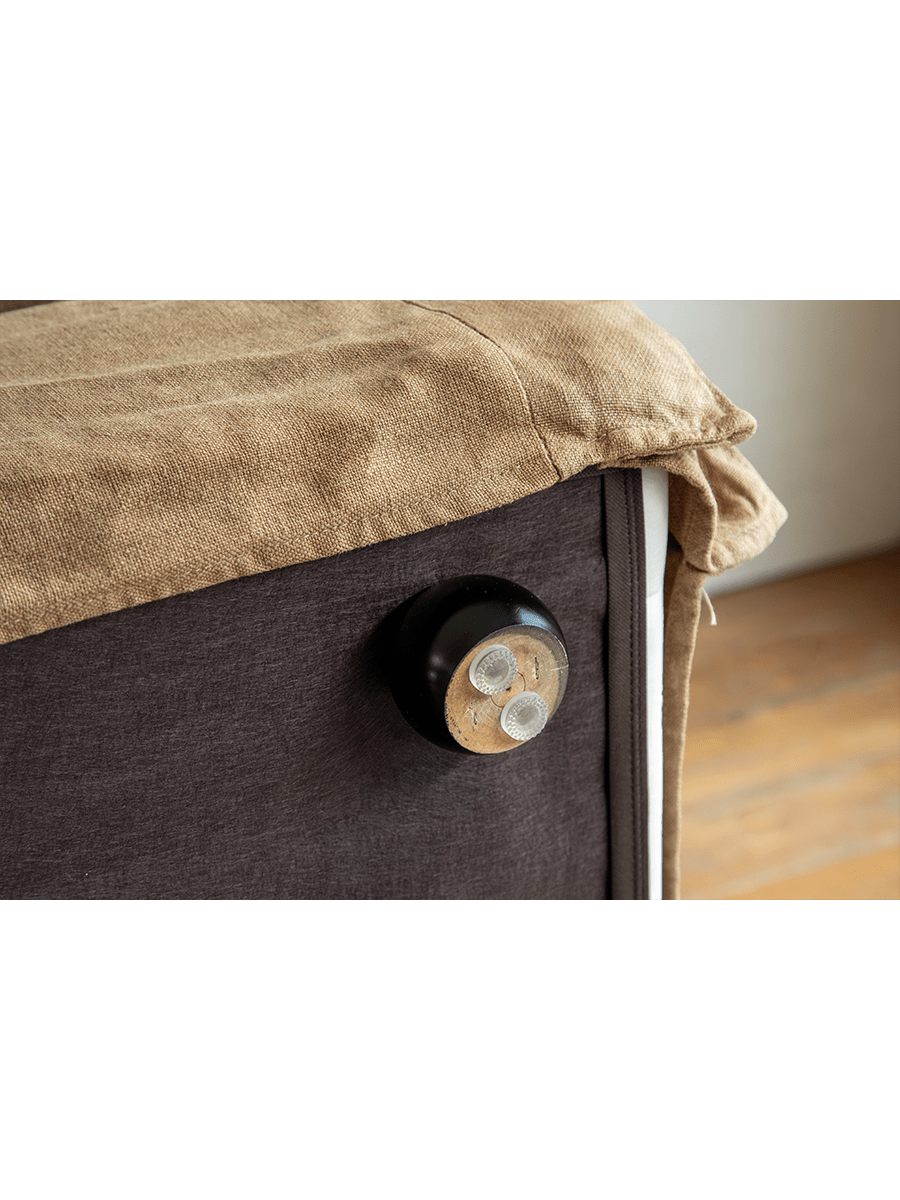 Jupe de canapé en lin