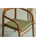 Fauteuil en cuir Crescent