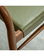 Fauteuil en cuir Crescent