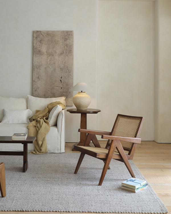 Fauteuil Chandigarh avec accoudoirs