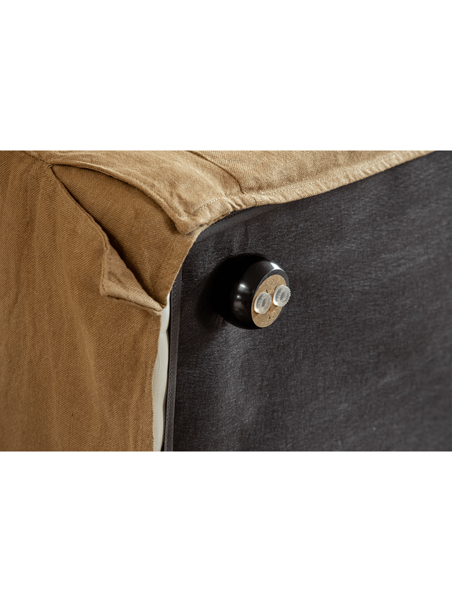 Jupe de canapé en lin