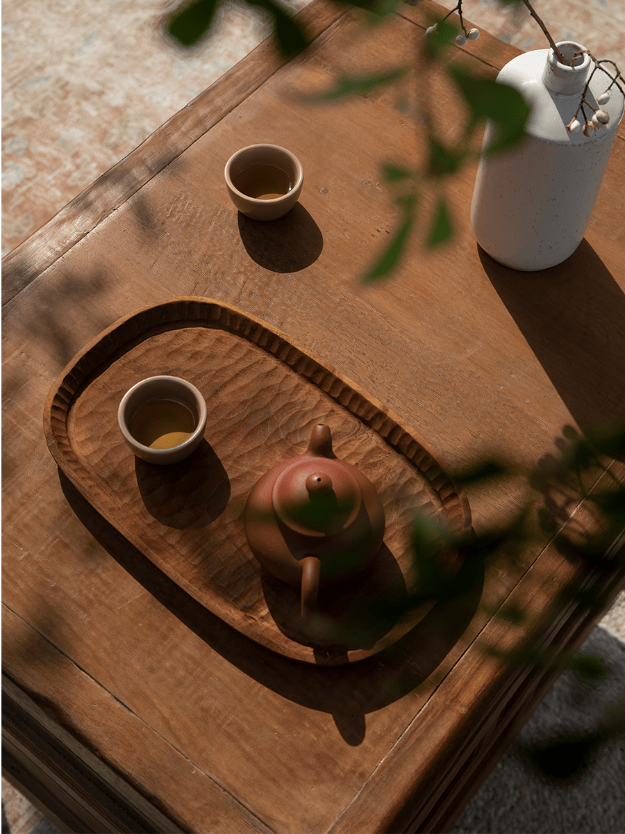 Plateau de service Abbey Teak 2 pièces