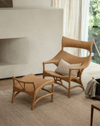 Fauteuil lounge Batman en rotin