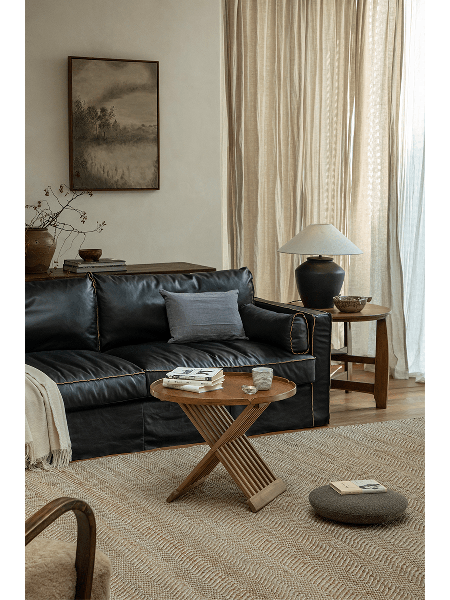 Table basse pliante avec plateau