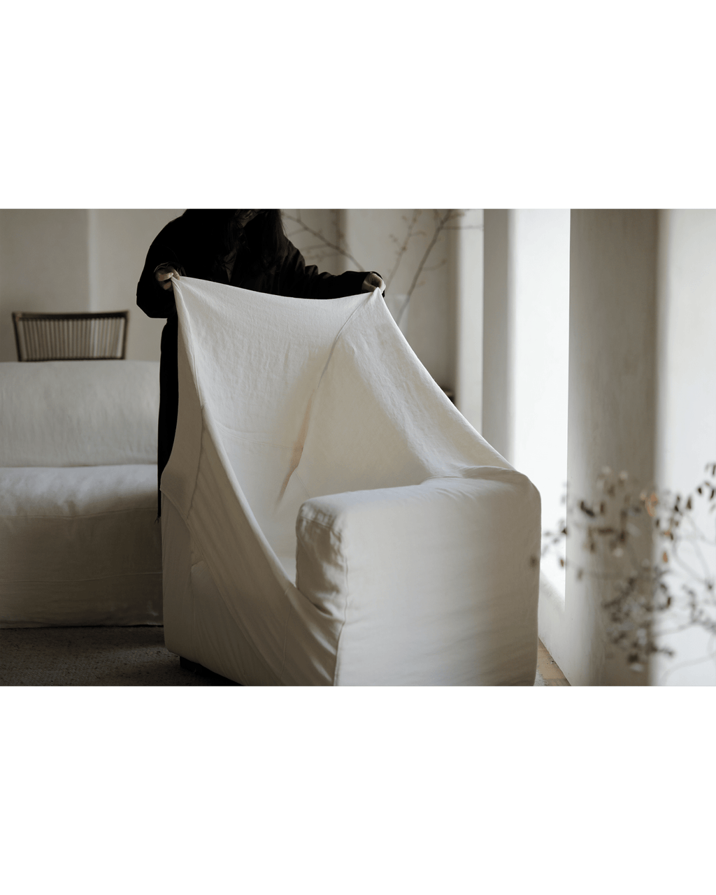 Fauteuil Lea à housse amovible