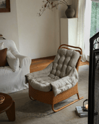 Fauteuil lounge en rotin Sled