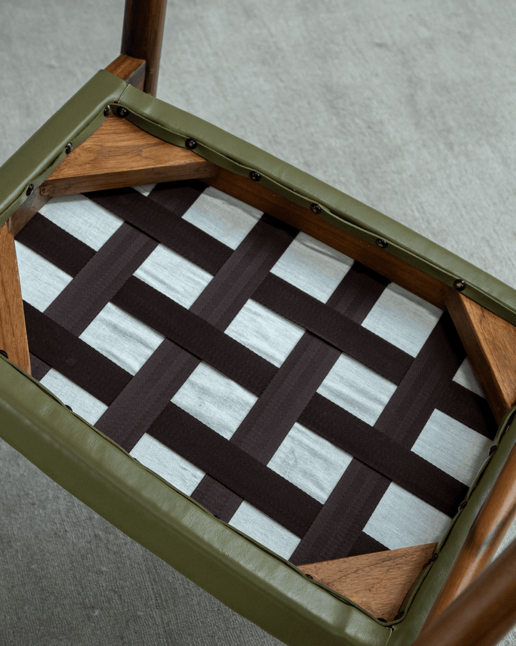 Fauteuil en cuir Crescent