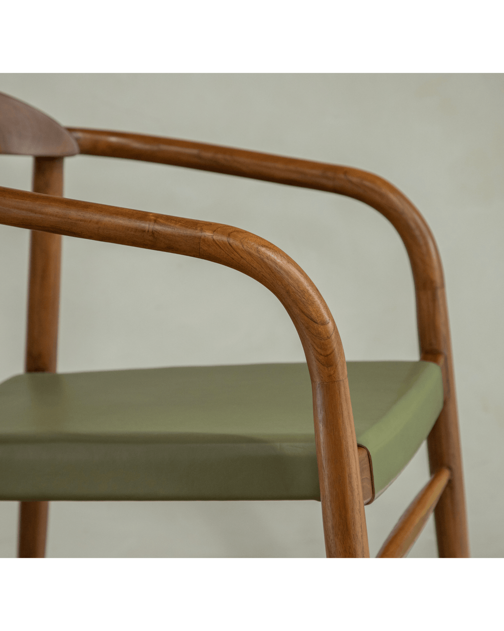 Fauteuil en cuir Crescent