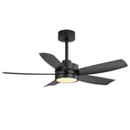 Ventilateur de plafond LED Breezary 65/52/42 à 5 pales avec kit d'éclairage et télécommande