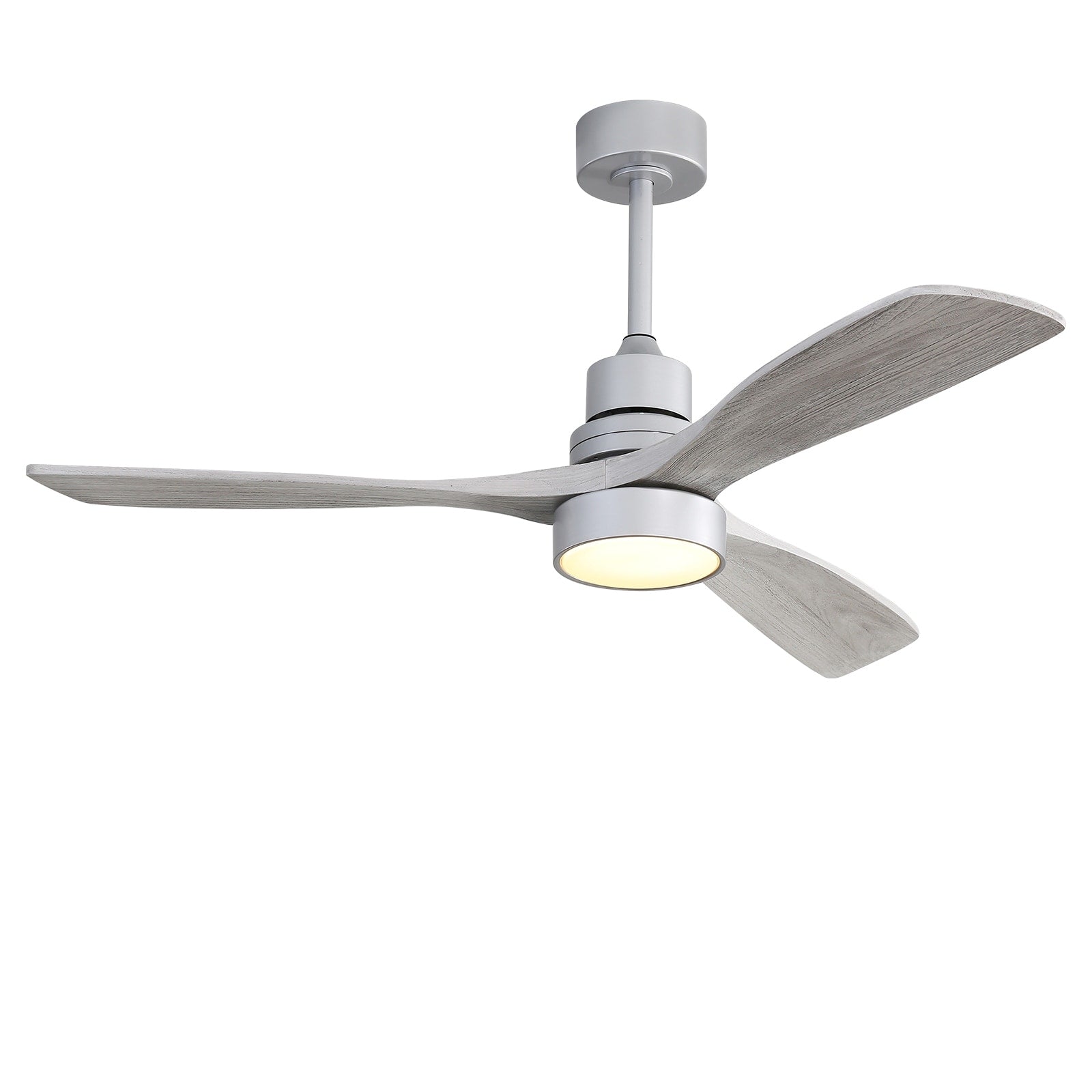 Ventilateur de plafond d'intérieur en bois Sofucor 52 avec télécommande et éclairage intégré en option