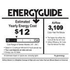 Ventilateur de plafond à DEL River of Goods Olivia, finition bronze huilé/cristal, 52 pouces - 52L x 52W x 18.25H - 52L x 52W x 18.25H