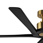 Ventilateur de plafond d'intérieur WINGBO 54 pouces avec moteur à courant continu sans éclairage - N/A