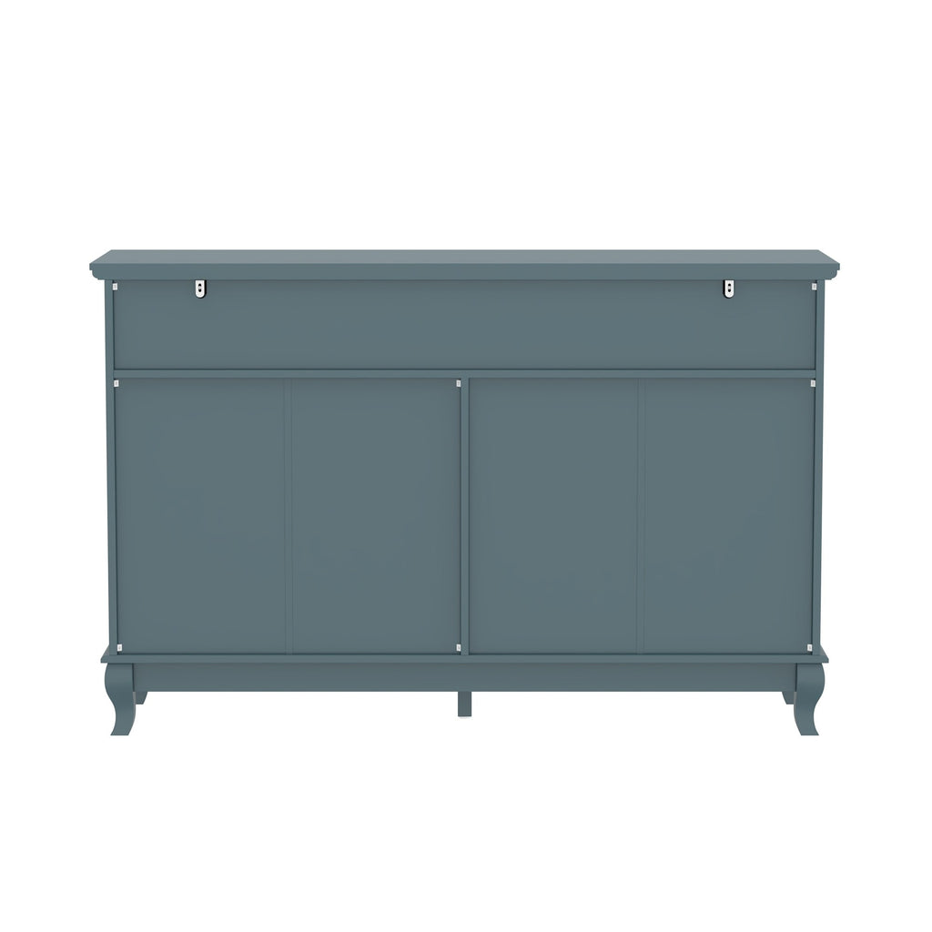 Commode double de 55,1 po de large avec tiroirs de rangement
