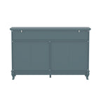 Commode double de 55,1 po de large avec tiroirs de rangement