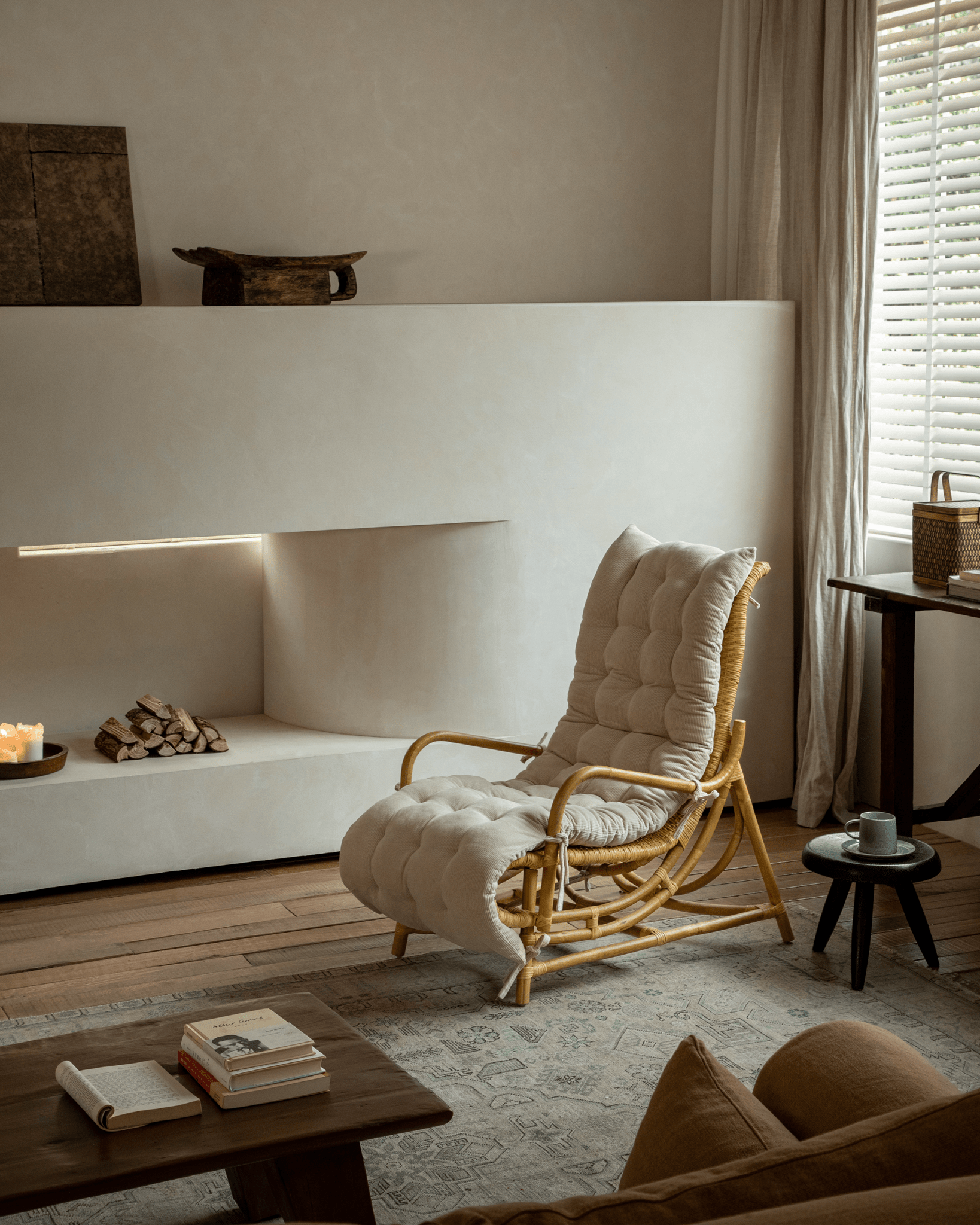 Fauteuil lounge en rotin Nalgae