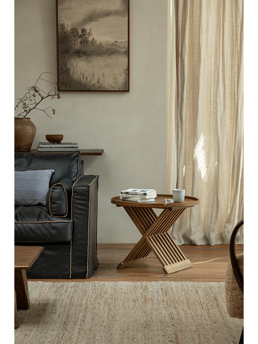 Table basse pliante avec plateau