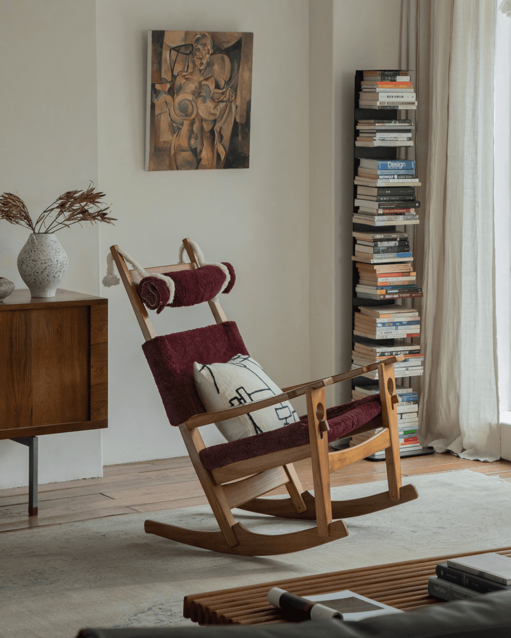 Fauteuil à bascule Hans