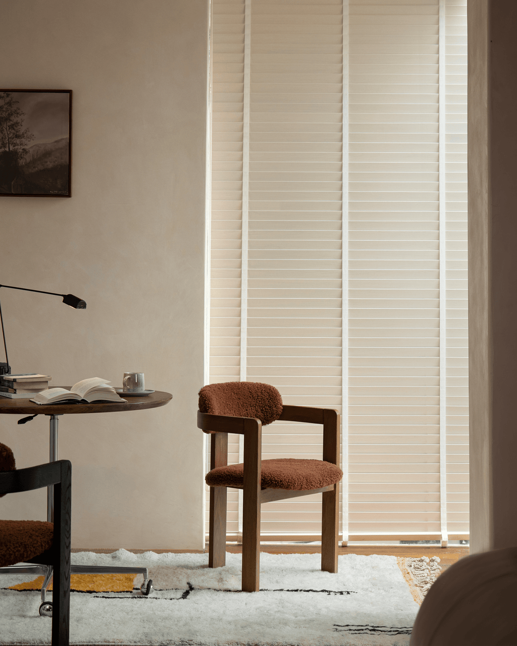 Fauteuil en peau de mouton retournée de Pampelune