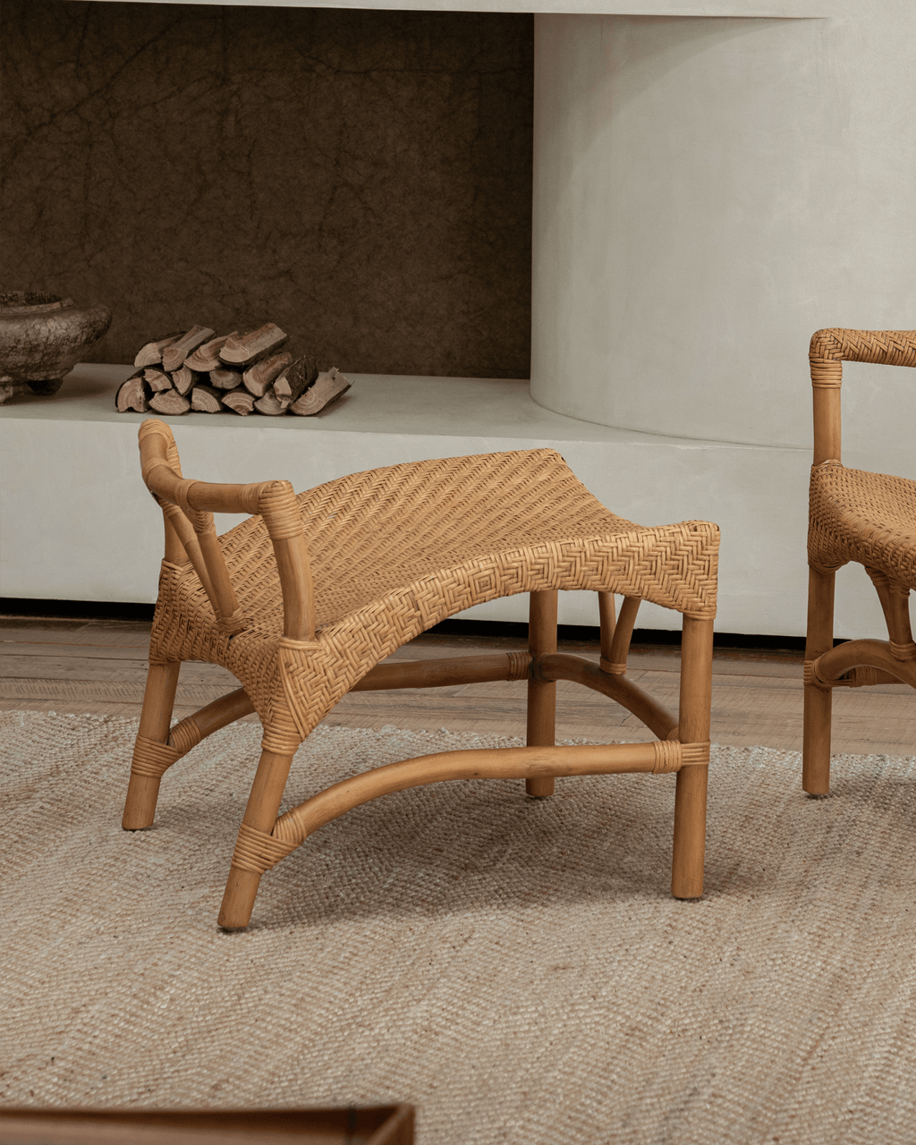 Fauteuil lounge Batman en rotin