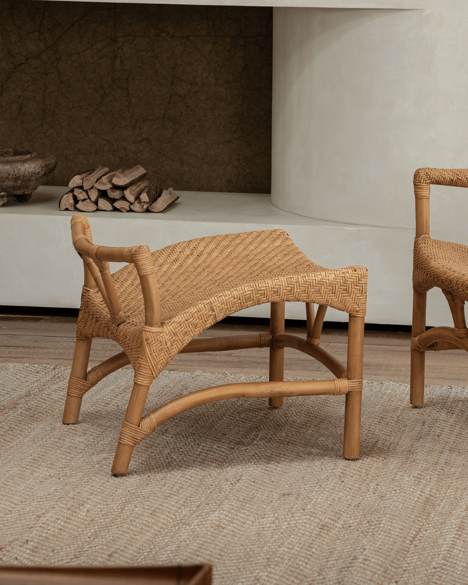 Fauteuil lounge Batman en rotin