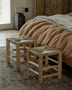 Tabouret tissé à la main Isla