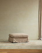 Canapé d'angle à jupe