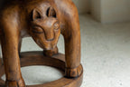 Table d'appoint sculpturale tribale