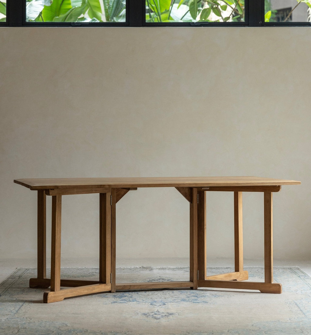 Table pliante extérieure à cadre