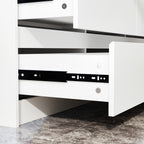 Commode d'appoint à 9 tiroirs 63W pour salon, chambre à coucher