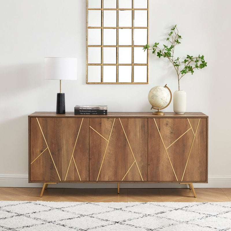 Buffets et buffets en bois de 63 po de largeur