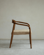 Fauteuil en peau de mouton Crescent