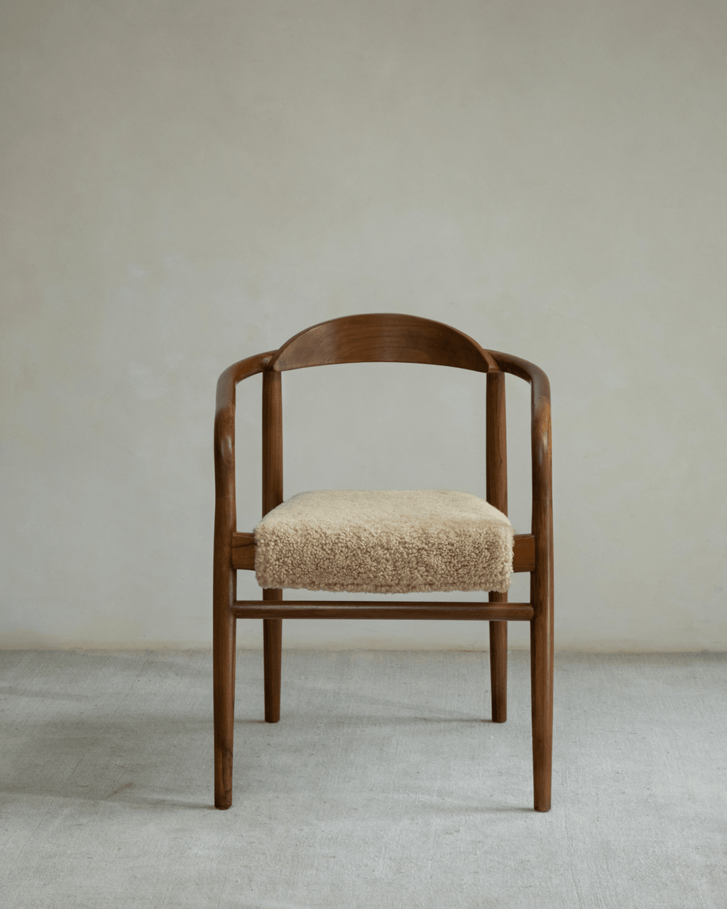 Fauteuil en peau de mouton Crescent