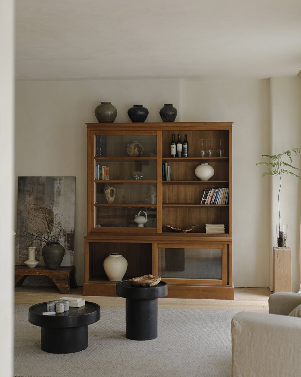 Bibliothèque en verre