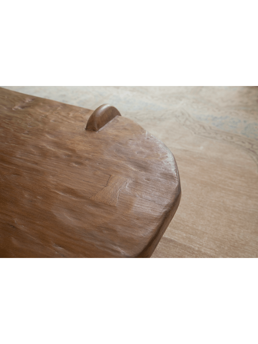 Table basse rustique en bois flotté