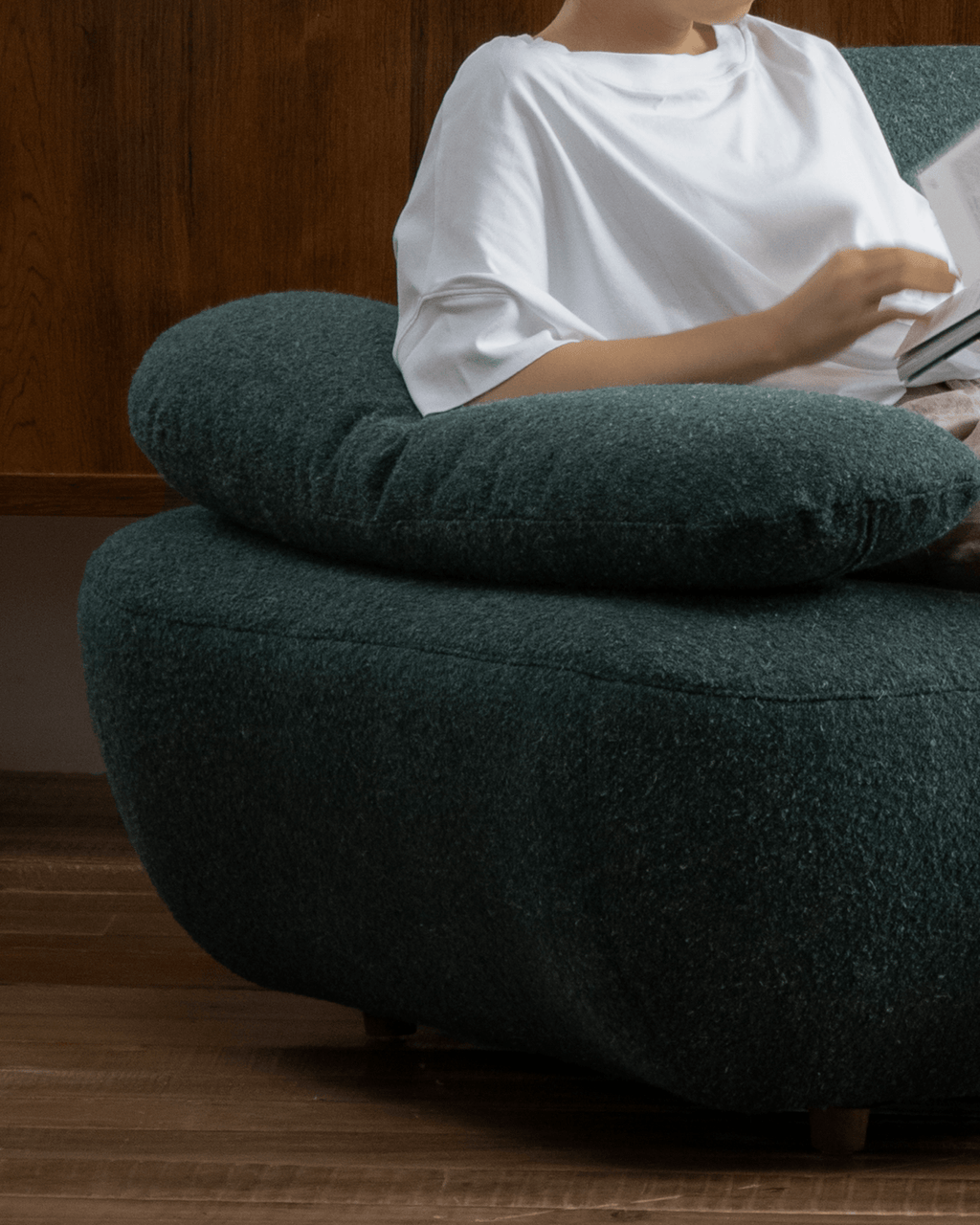 Fauteuil Gestein Bouclé