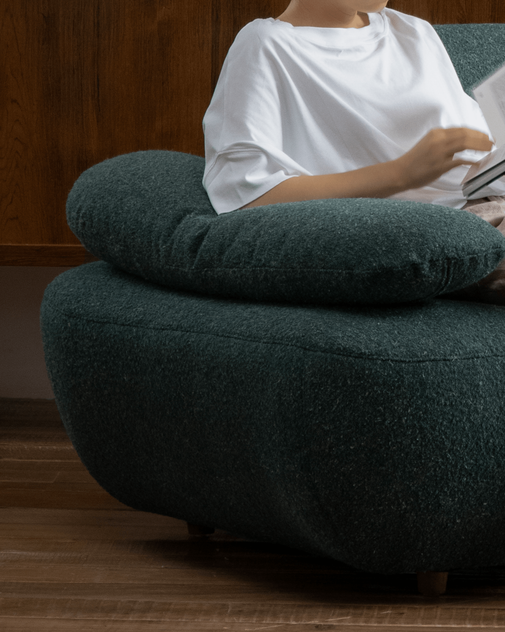 Fauteuil Gestein Bouclé