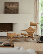 Fauteuil lounge Batman en rotin