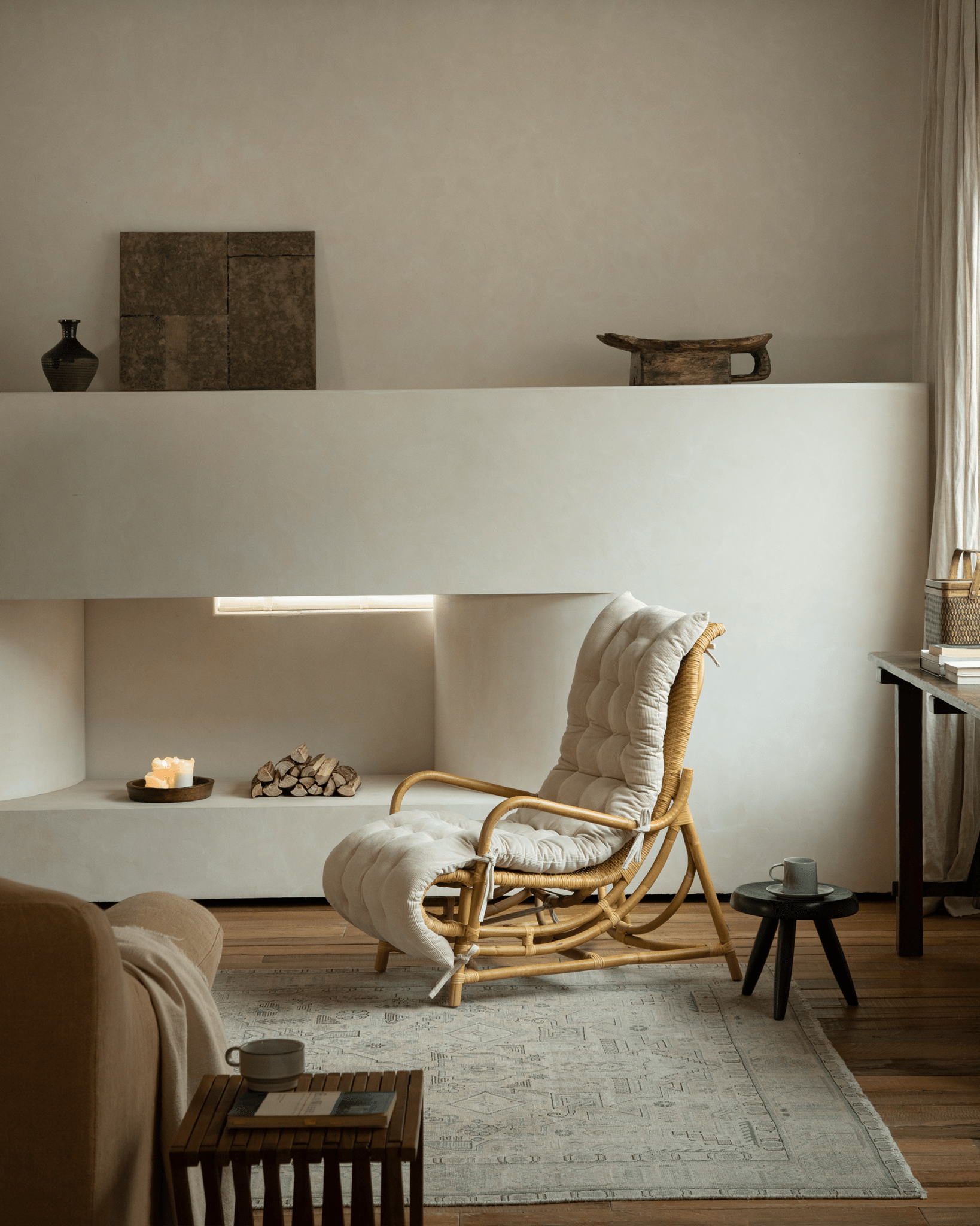 Fauteuil lounge en rotin Nalgae