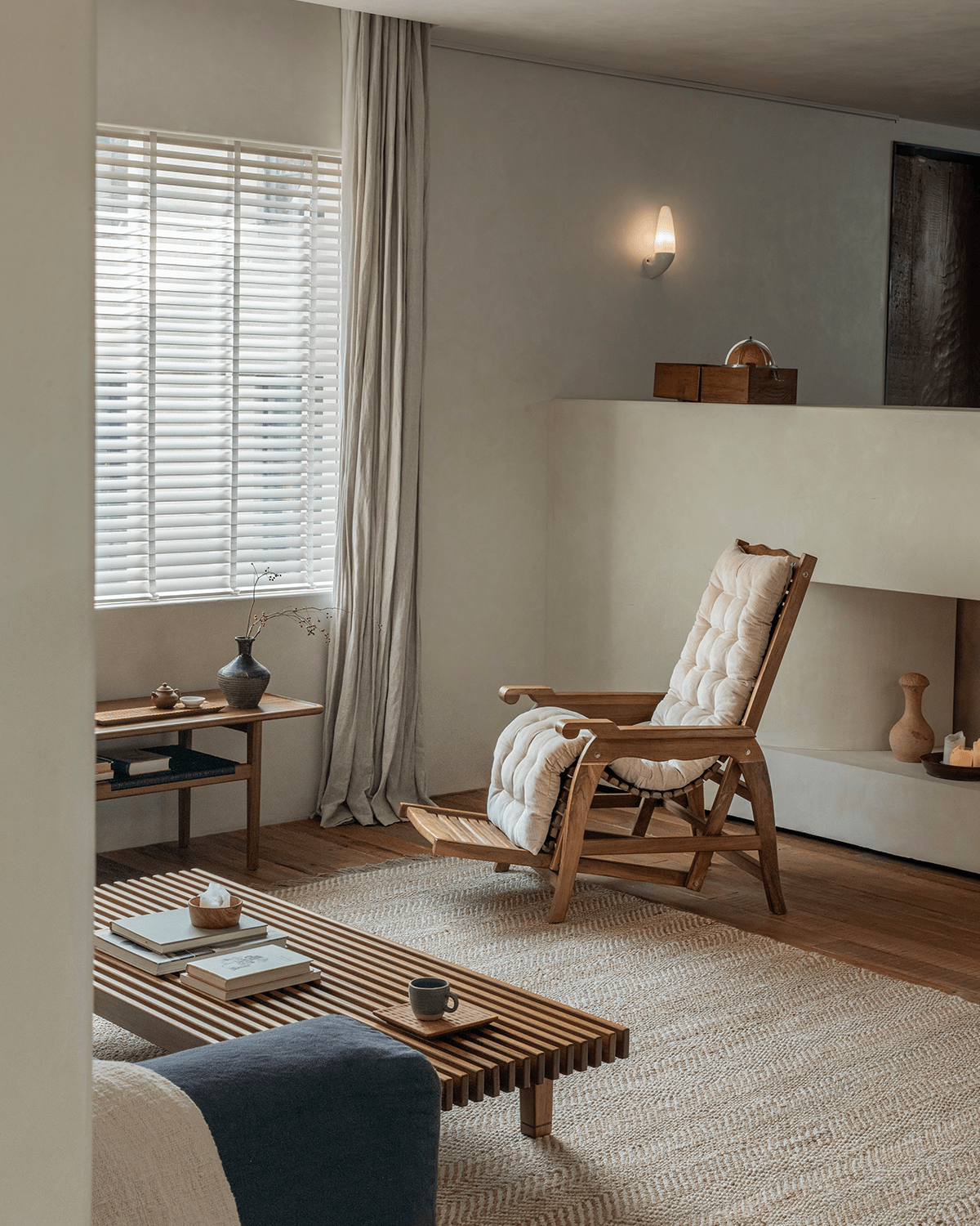 Chaise longue à roulettes