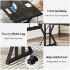 Bureau exécutif de 70,8 pouces, grand poste de travail informatique